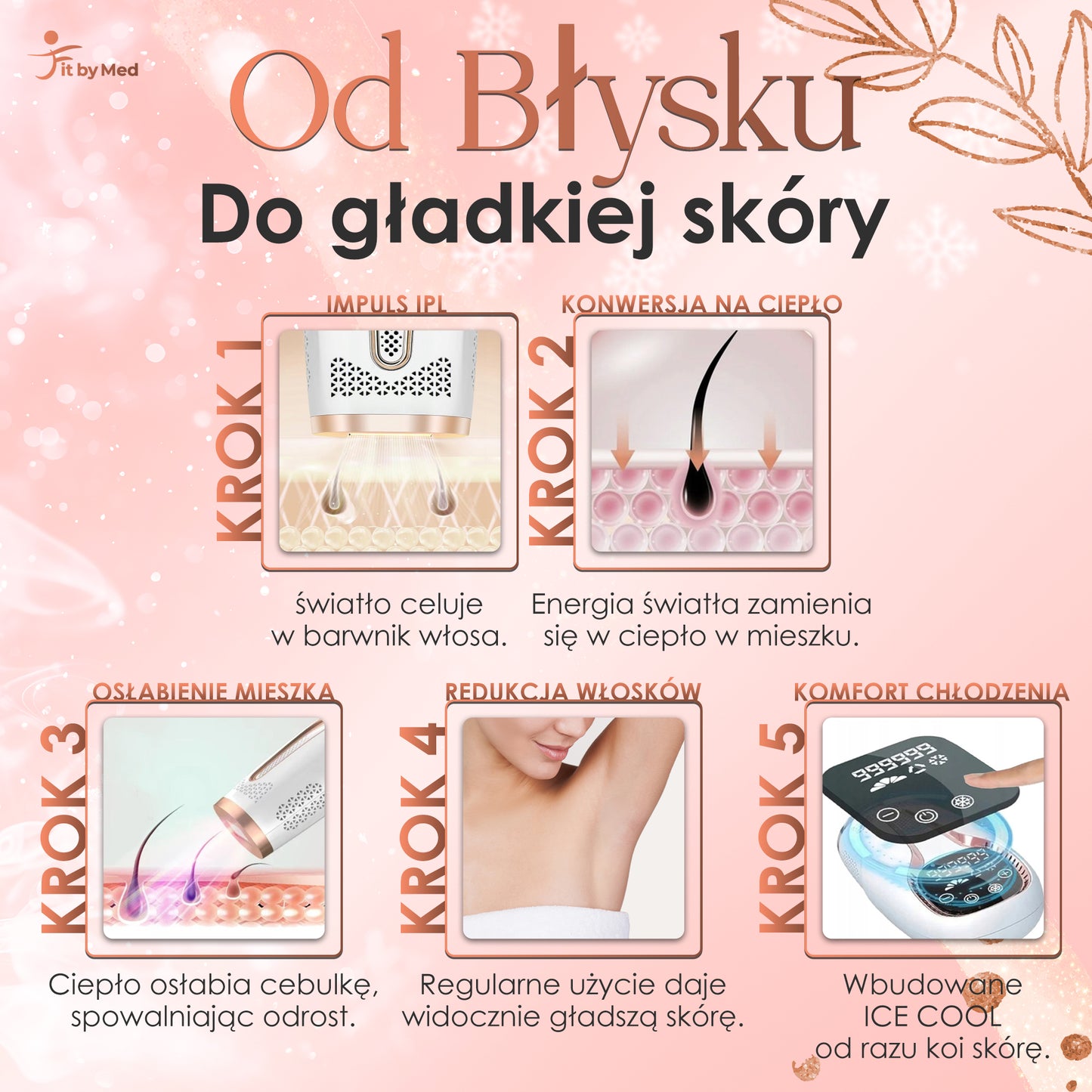 Depilator IPL laserowy